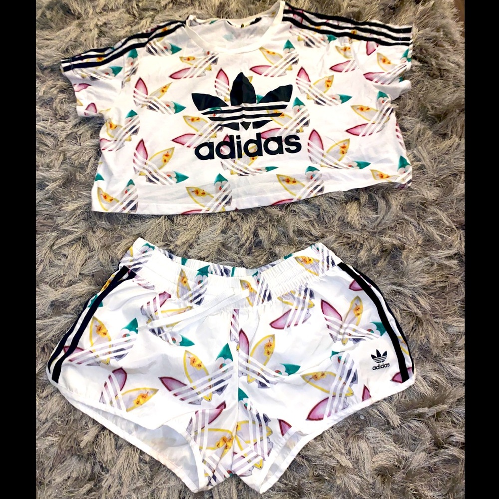 Adidas 2 piece short set